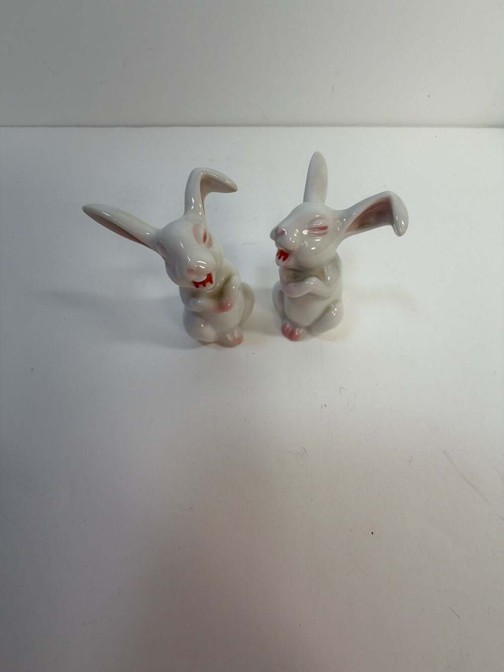 Rosenthal Porcelain Miniature Laughing Bunny Rabbit Figurine by Max H. Fritz